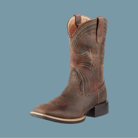 Ariat Sport Wide Square Toe Western Boot - Men’s 7.5D - Picture 1 of 10